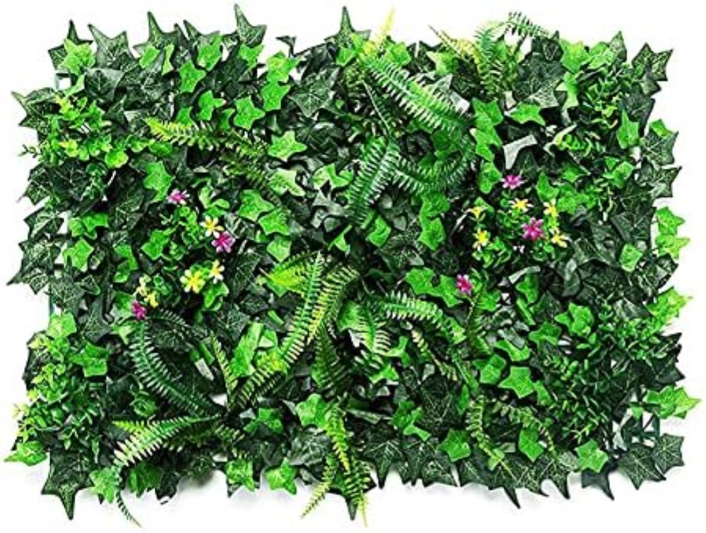 Ssiepe Artificiale Realistica Protezione UV - Siepe Finta per Giardino