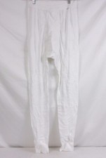 Ceceba Fine Rib Long John Medium White NWT 211A PE148