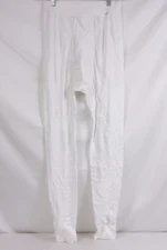 Ceceba Fine Rib Long John Medium White NWT #211A PE148