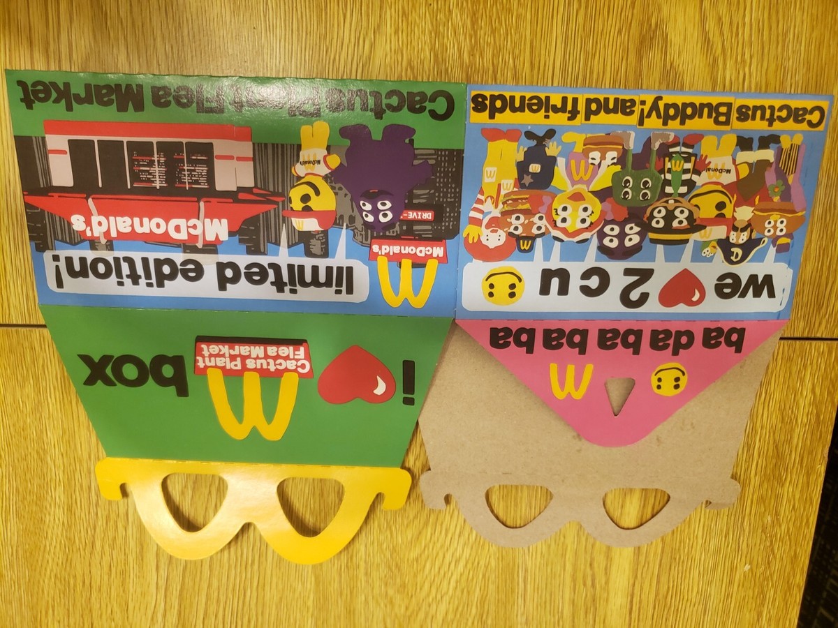 2022 McDonalds Cactus Plant Flea Market CPFM Adult Happy