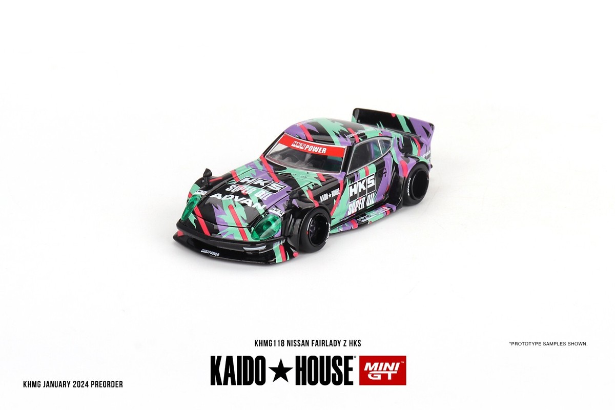 MINIGT KAIDO HOUSE Fairlady Z 2台セット Diecast 164 | Kaido House Nissan Fairlady Z with HKS Livery
