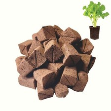 50 Pcs Square Hydroponics Pods, Seed Starter Plugs Rapid Rooter, Grow Sponges... 0.72 per gallon