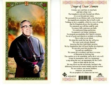 Prayer of St. Oscar Romero - Paperstock  Holy Card HC9-623ENL