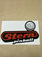 Stern Pinball Premium Laminated Vinyl Decal 7” X 4.25”