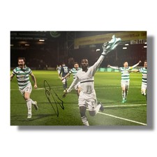 Signed IHEANACHO Celtic A4 Photo - 2025/26 Football Memorabilia - COA & Proof
