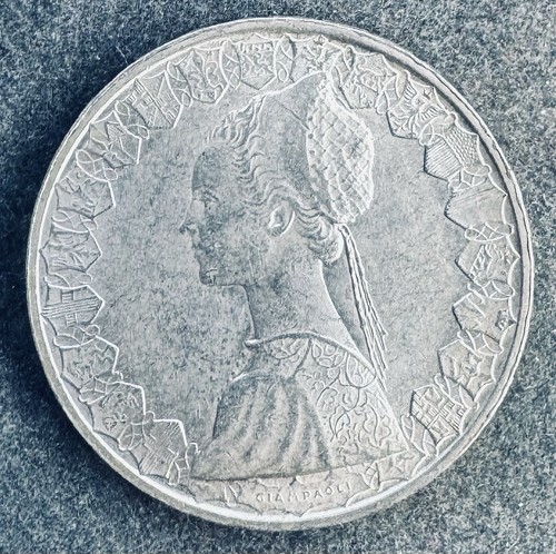 500 Lires Italie 1958 Caravelles Argent - KM.98 - Monnaie De Collection