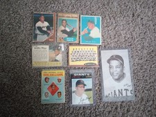 Topps Willie Mays Lot 8 Cards 100% Authentic! POOR CONDITION