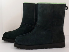 UGG x Eckhaus Latta Black Suede Boots, Shearl...