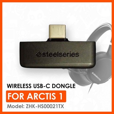 Genuine Steelseries USB-C Wireless Dongle For SS Arctis 1 | ZHK-HS00021TX Black