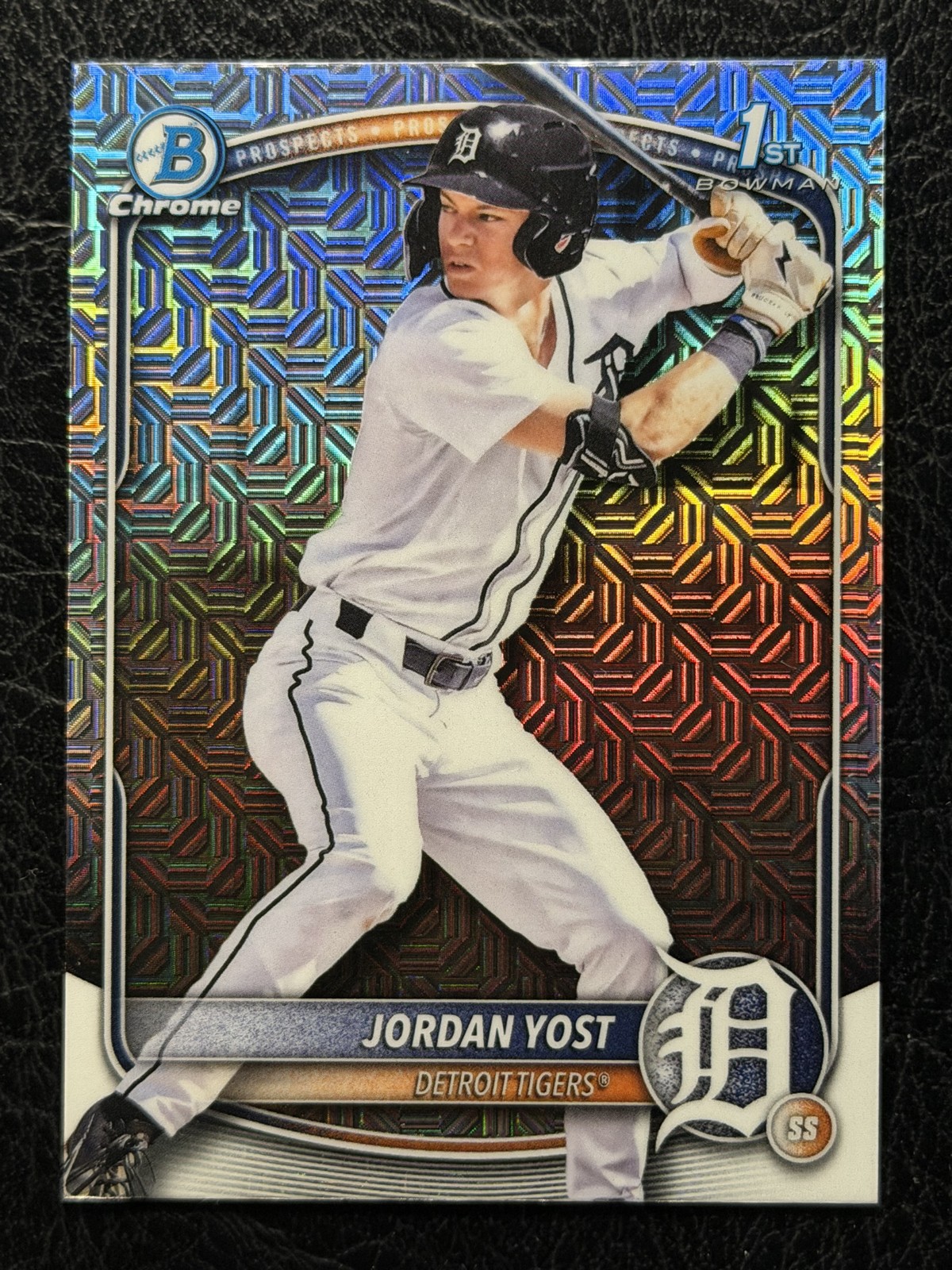 2025 Bowman Draft - Chrome Jordan Yost #BDC-162 Mojo Refractor (RC) P0030