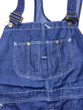 Vintage Roebucks Denim Overalls Mens 44 waist USA Farm Ranch Sears