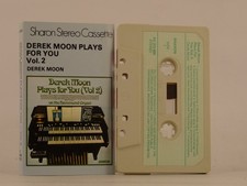 DEREK MOON DEREK MOON PLAYS FOR YOU VOL 2 74 16 Track Audio Cassette SHARON