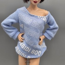 Top Disney Store ILY 4Ever Cinderella Blue Long Sleeve Top 11.5" Doll Clothing