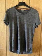ICEBREAKER Cool-Lite t-shirt/base layer, merino & tencel/lyocell, size S, grey