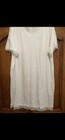 Victoria's Secret Sleep T-Shirt, Short Sleeve With Lace Size Extra Large White. — photo 2