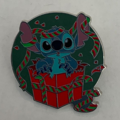 2025 Disney Parks Merry Stitchmas Stitch Present Only Mystery Box Pins H4