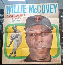 1970 Topps Willie McCovey Poster Insert Giants