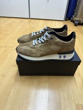 FLORIS VAN BOMMEL Herren Leder-Sneaker in braun Neu ungetragen Gr.42