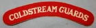 WW2 ERA COLDSTREAM GUARDS SHOULDER TITLE PATCH GENUINE MILITARY BADGE (2)