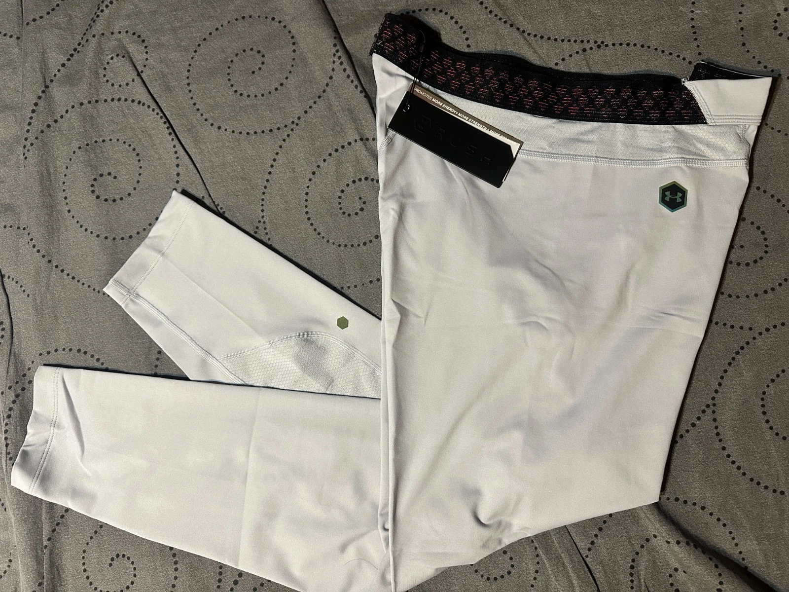 UNDER ARMOUR RUSH COLDGEAR COMPRESSION BASE LAYER PANTS SIZE 2XL MEN NWT $70.00