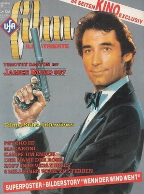 Filmillustrierte Michael Pare,Farrah Fawcett, Timothy Dalton James Bond,Debbie