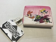 Loungefly Power Puff Girls VS Mojo Jojo Cartoon Network Zip Around Wallet NWT