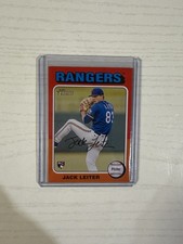 Jack Leiter 2024 Topps Heritage Rookie Color Variation SP