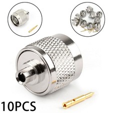 N soudure fiche male Rf Connecteur Souder Pour semi-rigide RG402 Tout droit A5 A