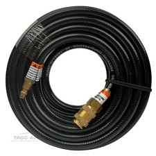 Black 14 Id X 25 Air Compressor Hose Pvc With Coupler Plug Ready To Use Black 14 Id X 25 Air Compressor Hose Pvc With Coupler Plug Ready To Use