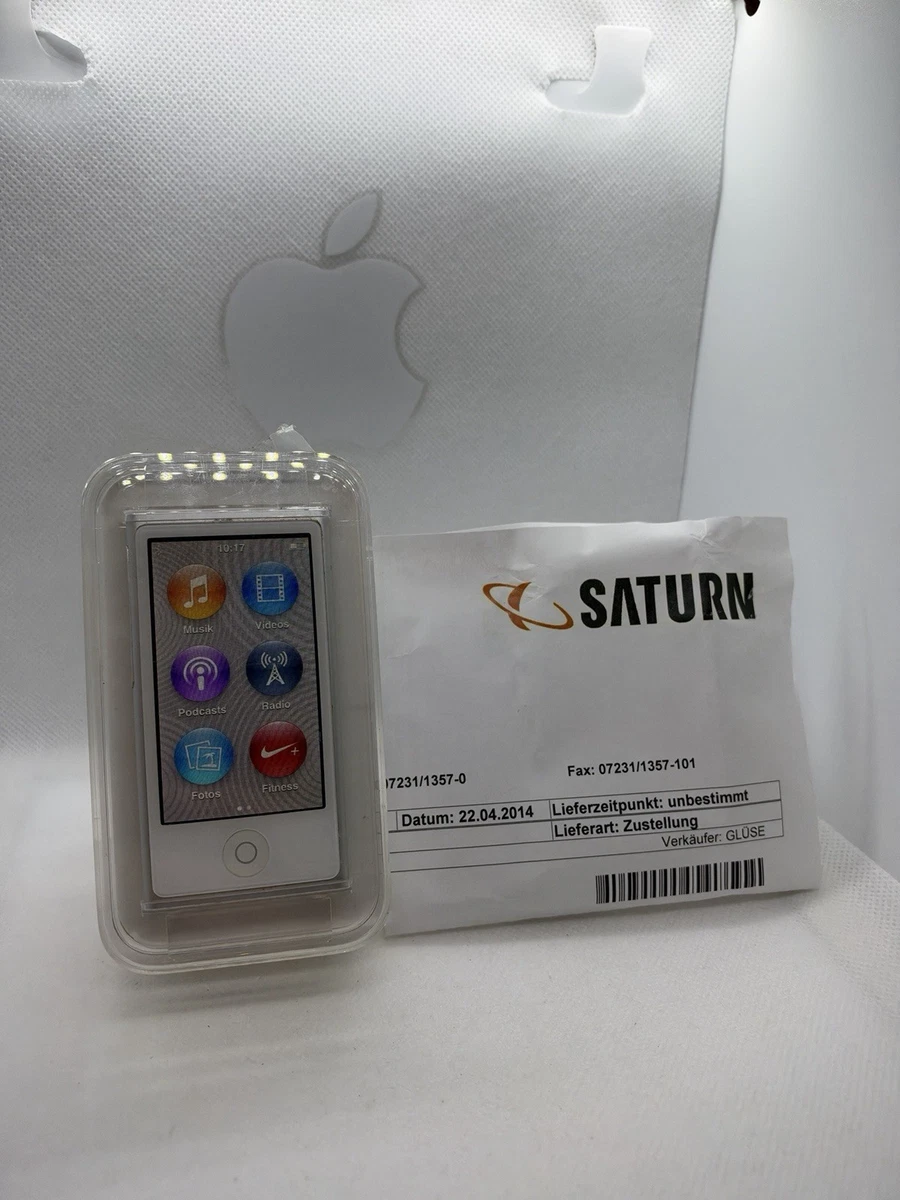 Apple iPod Nano 7. Generation 7G (16GB) Silber Silver Mp3 Player #7999