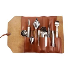 DUEBEL Professional Chef Plating Kit, 12 Piece Culinary Plating Set, Stainles...