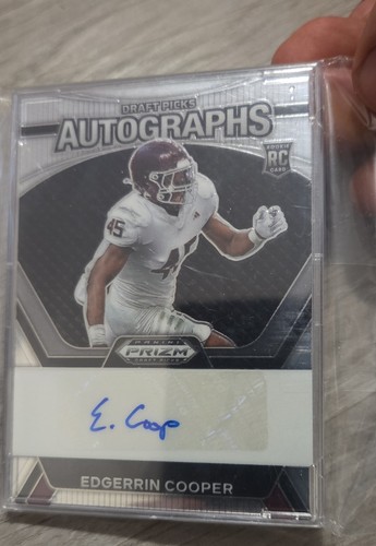 2024 Panini Prizm Draft Pick - Draft Pick Auto Edgerrin Cooper #DPA-ECR (AU, RC)