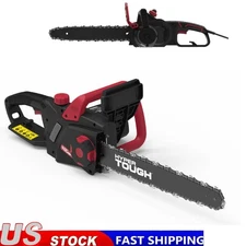16"15 Amp Corded Electric Chainsaw Tool-Less tensioning system Handheld Chainsaw