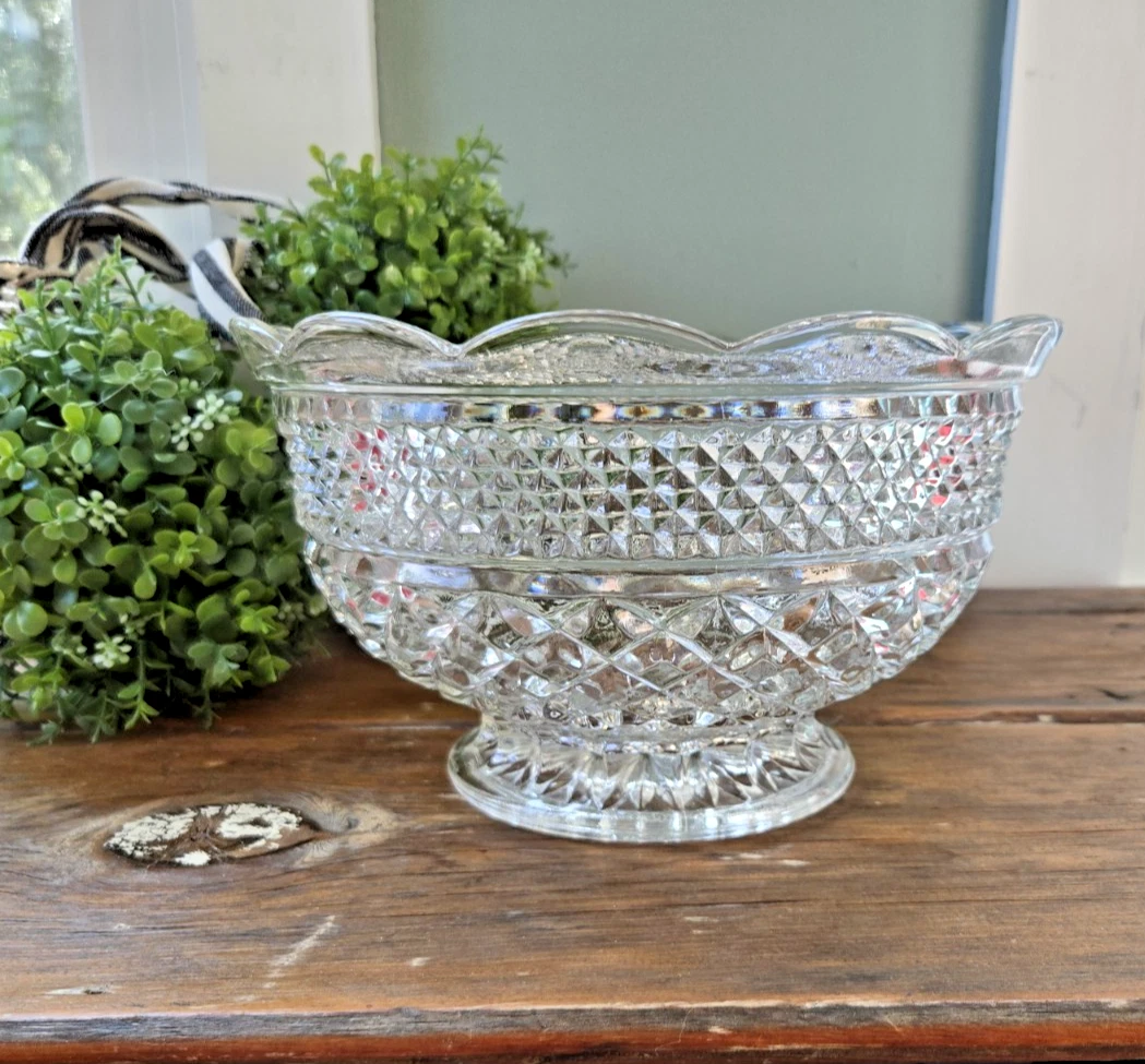 Anchor Hocking Wexford Punch Bowl Glass for sale | eBay