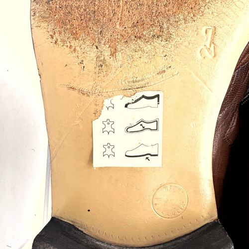 DIOR Vintage Leather Chelsea Boots – Unisex Androgynous Indie Sleaze Classic EUC - Picture 10 of 12