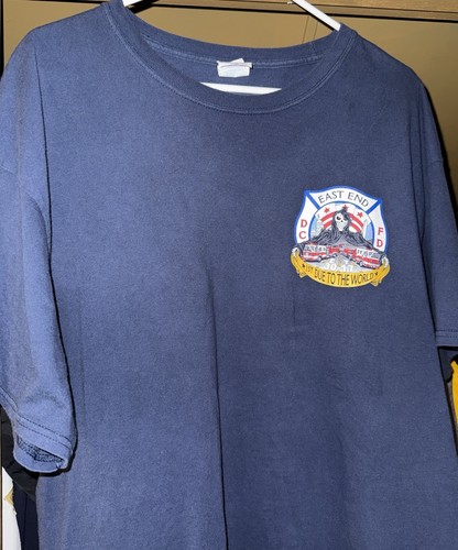 Port & Company Essential Tee Washington DC Fire Dept Graphic Grim Reaper T Shirt - Picture 23 of 24