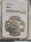 1925-S Peace Dollar — photo from another recent sale