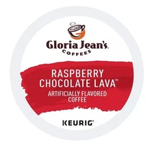 Gloria Jean's Raspberry Chocolate Lava, Keurig K-Cup Pod Coffee 96 _ CT