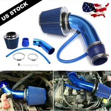 3" Car Cold Air Intake Filter Induction Kit.Pipe Aluminum Power Flow Hose System