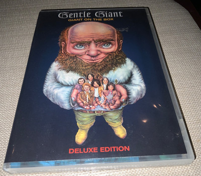 2-CD/DVD Gentle Giant On The Box Live Germany Italy U.S. TV 1974 1975 Concert