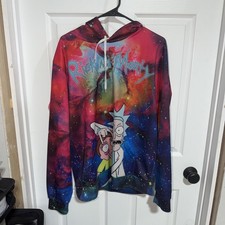 Rick and Morty Hoodie Sweatshirt Pullover Gra...