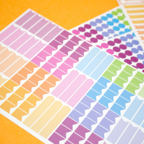 bloom daily planners Planner Stickers, Color Coding Pack, Bright - Picture 14 of 20