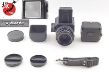 【TOP MINT】 Hasselblad 501C Black Body + 80mm f/2.8 Lens + A12 IV Back From...