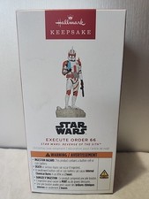 Hallmark Keepsake 2025 Execute Order 66 Ornament Star Wars Light and Sound