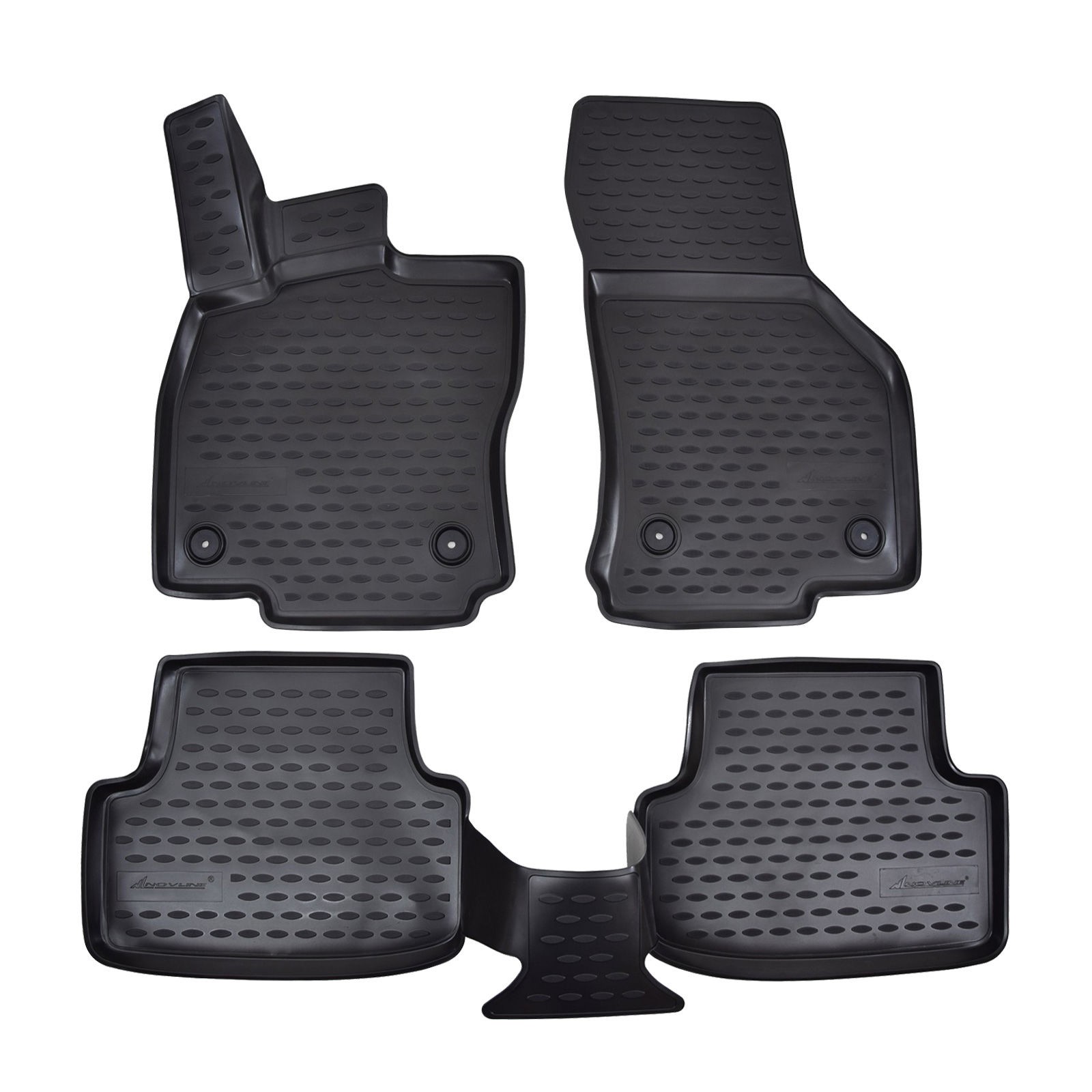 Tapis de sol en caoutchouc sur mesure Seat Leon 2012-2020 finition Premium