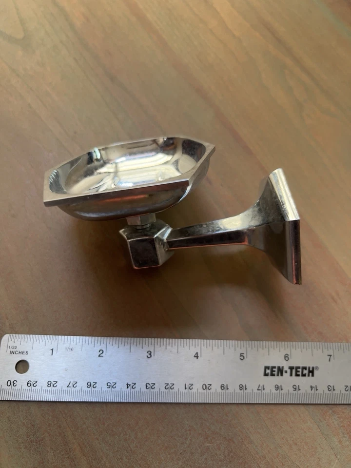 Jabonera vintage de montaje en pared años 50 o 60 niquelada baño retro Foto 2 de 4