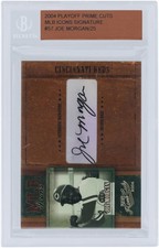 Joe Morgan Cincinnati Reds Signed 2004 Playoff Prime Cuts #MLB-57 #13/25 Card
