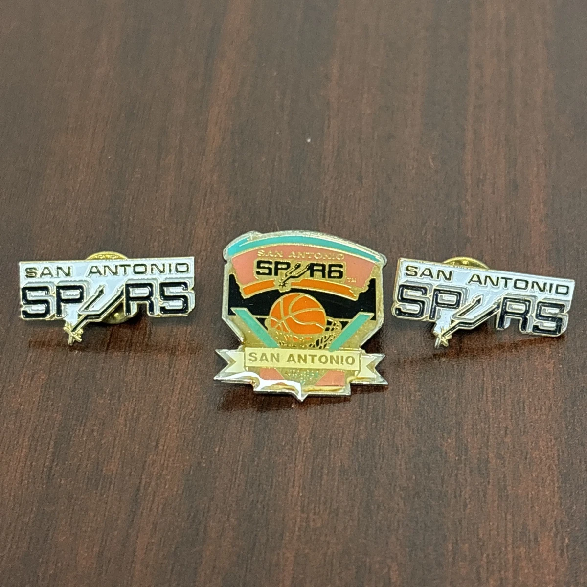 San Antonio Spurs Basketball Original Vintage Sports Pins for sale
