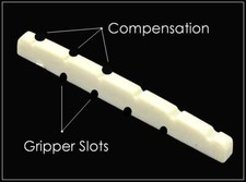 MusicianAtHeart NO GLUE COMPENSATED Bone Nut made for FENDER STRATOCASTER Guitar