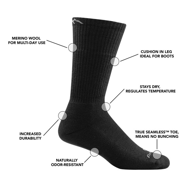 Darn Tough T4021 Boot Midweight Tactical Cushion